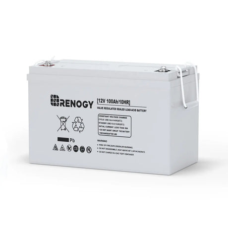 Refurbished Deep Cycle AGM Battery 12 Volt 100Ah Renogy