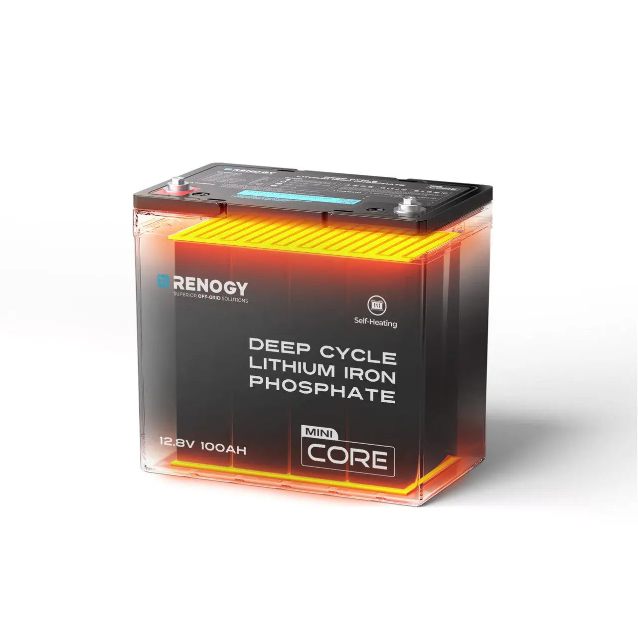 Renogy 12V 100Ah DuoHeat Tech Lithium Iron Phosphate Battery