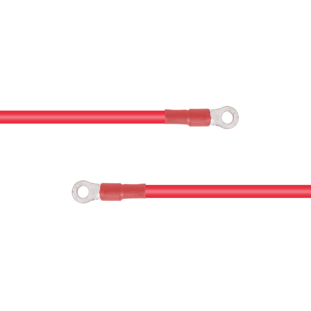 2ft ANL Fuse Cable with Double Ring Terminals for 3/8 in Lugs