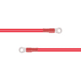 2ft ANL Fuse Cable with Double Ring Terminals for 3/8 in Lugs