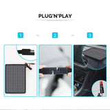 Renogy 10W Solar Battery Maintainer Charger