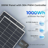 Starter RV Kit N-Type 200W 12V Solar Kit Renogy