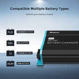 Compatible Multiple Battery Types