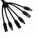 Solar Connectors M Branch Parallel Adapter Cable MMMF+FFFM Pair Renogy