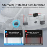 Alternator Protected from Overload