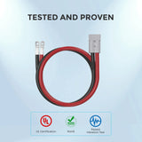 Renogy 5FT 4/0AWG Anderson Adapter Cable Anderson SB350 - 5/16 in Lugs Renogy