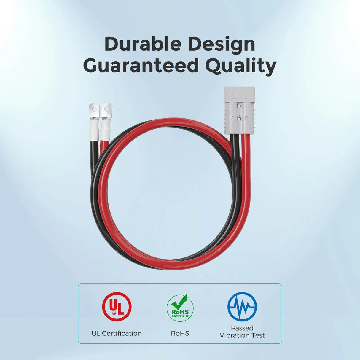 Renogy 5FT 3/0AWG Anderson Adapter Cable Anderson SB350 - Ring Lug Renogy