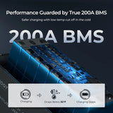 12V 200Ah Deep Cycle Lithium Iron Phosphate Battery Core Series Renogy