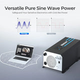 Renogy 2000W 12V Pure Sine Wave Inverter Charger w/ LCD Display Renogy