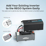 Renogy 5FT 3/0AWG Anderson Adapter Cable Anderson SB350 - Ring Lug Renogy