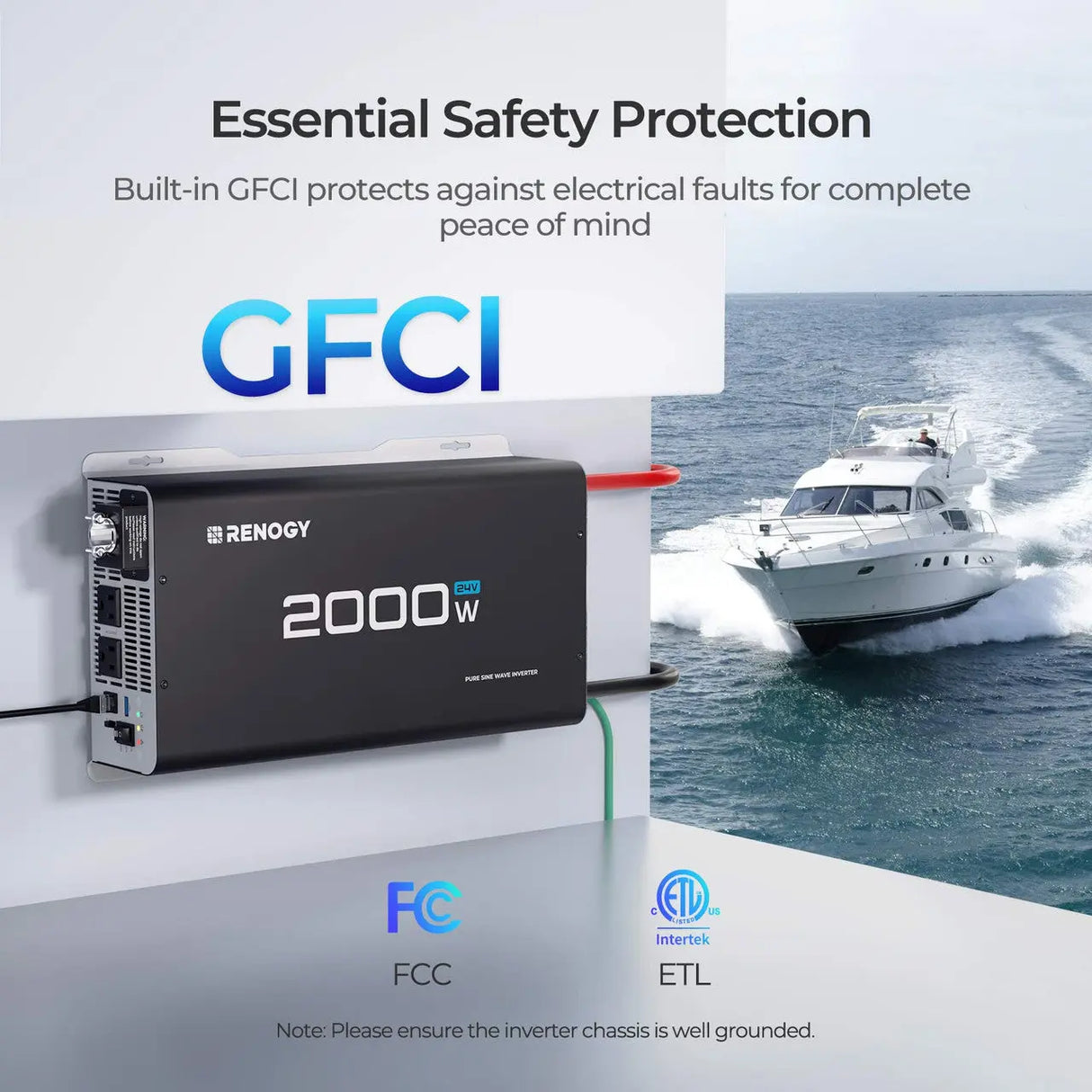 2000W 24V Pure Sine Wave Inverter