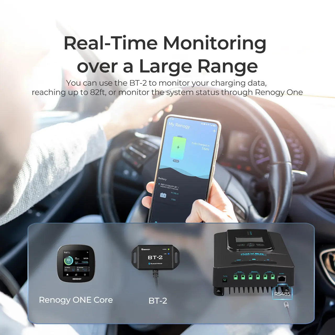 Li 20 Amp Rover MPPT Solar Charge Controller | Renogy Solar