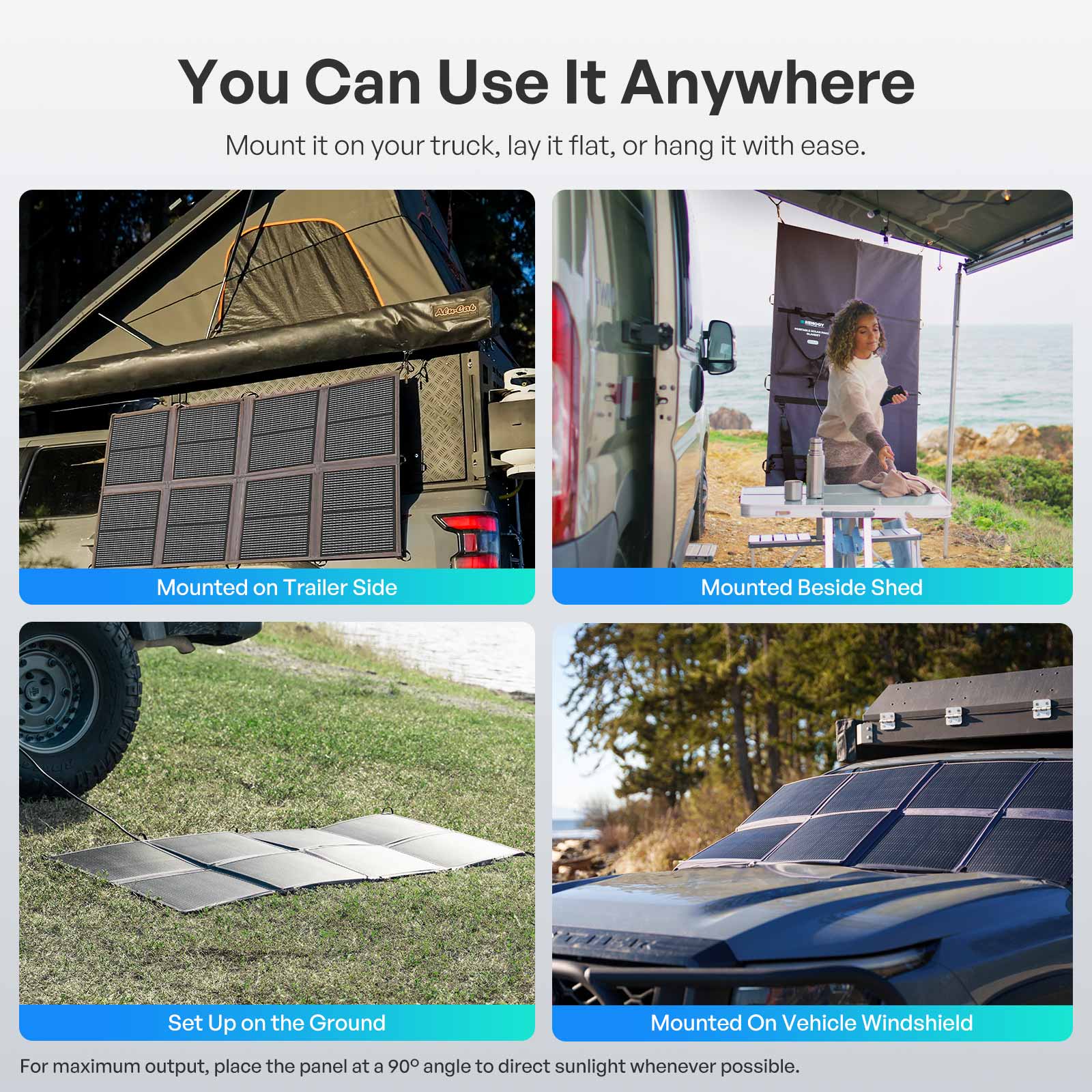 Renogy 200/400W N-Type Portable Solar Panel Blanket
