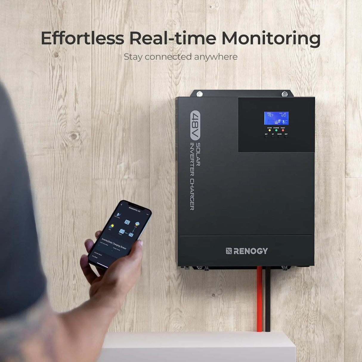 48V 3500W Pure Sine Wave Solar Inverter Charger Renogy