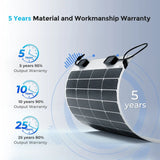 50 Watt 12 Volt Flexible Monocrystalline Solar Panel