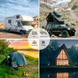 200W 12V N-Type Portable Solar Panel Suitcase Kit with 20A PWM Controller