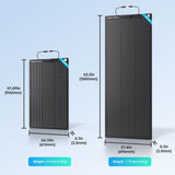 Flex ShadowFlux 100/200W Anti-Shading N-Type Flexible Solar Panel (All Black)