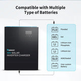 Compatible with multiple type of batteries