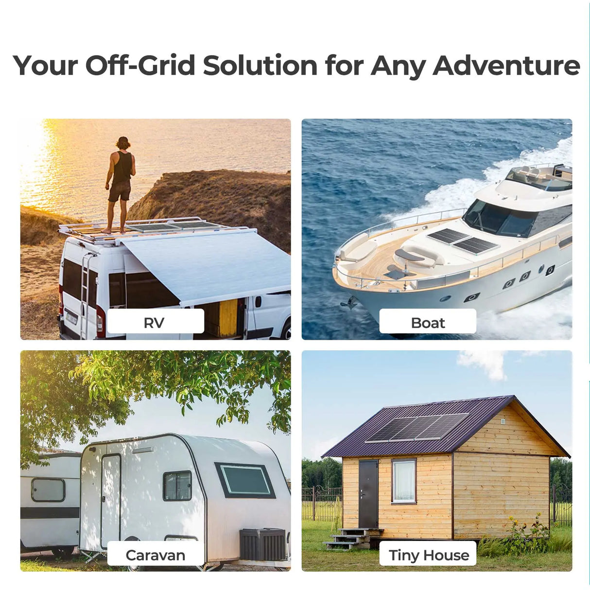 Starter RV Kit N-Type 200W 12V Solar Kit Renogy