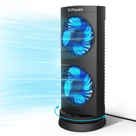 Dr.Prepare 10W DC Tower Fan