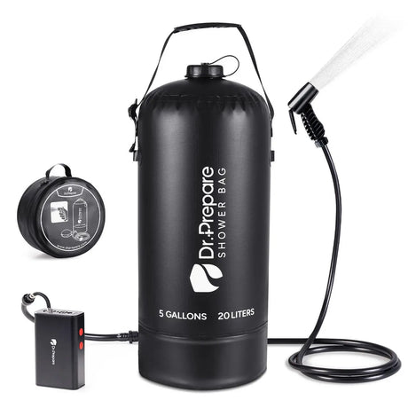 Dr.Prepare 15L/20L Camping Shower Bag (4 Gallons/5 Gallons) Renogy