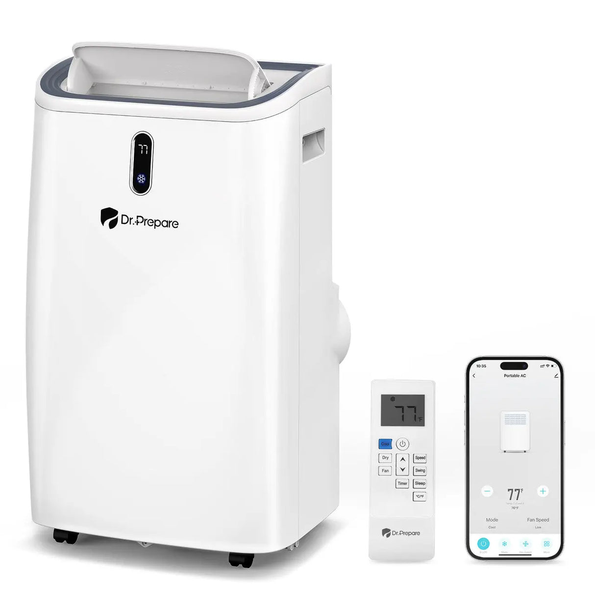 Dr.Prepare 14000 BTU Smart WiFi Portable Air Conditioner Renogy