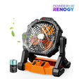Dr.Prepare X25 Portable Camping Fan with LED Light Renogy