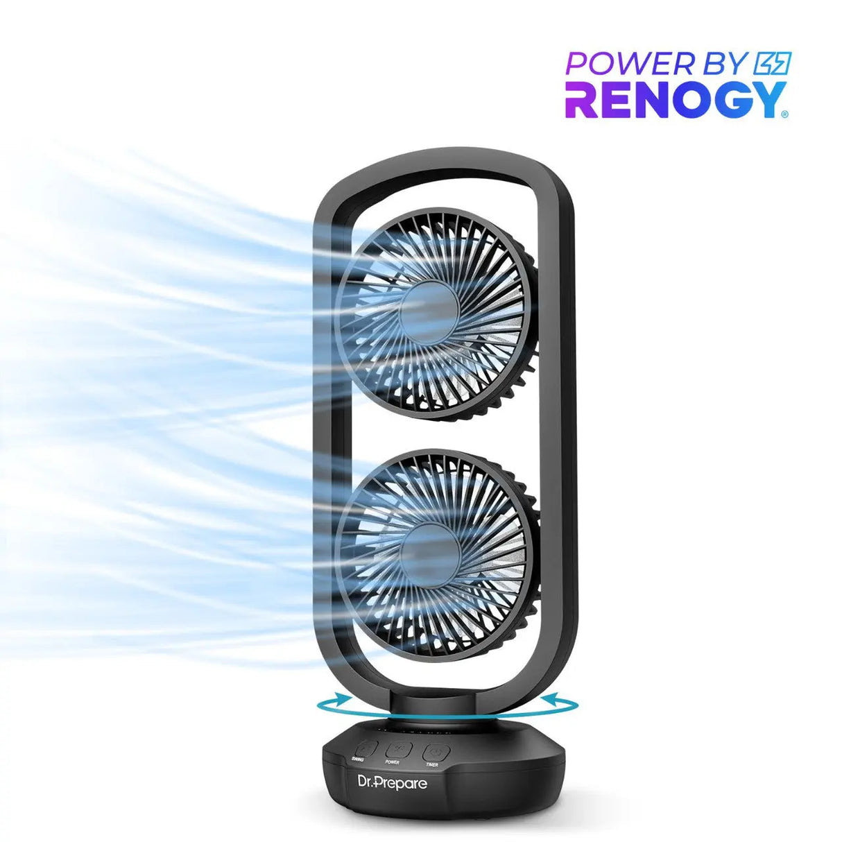 Dr.Prepare 15" Portable USB Desk Fan Renogy