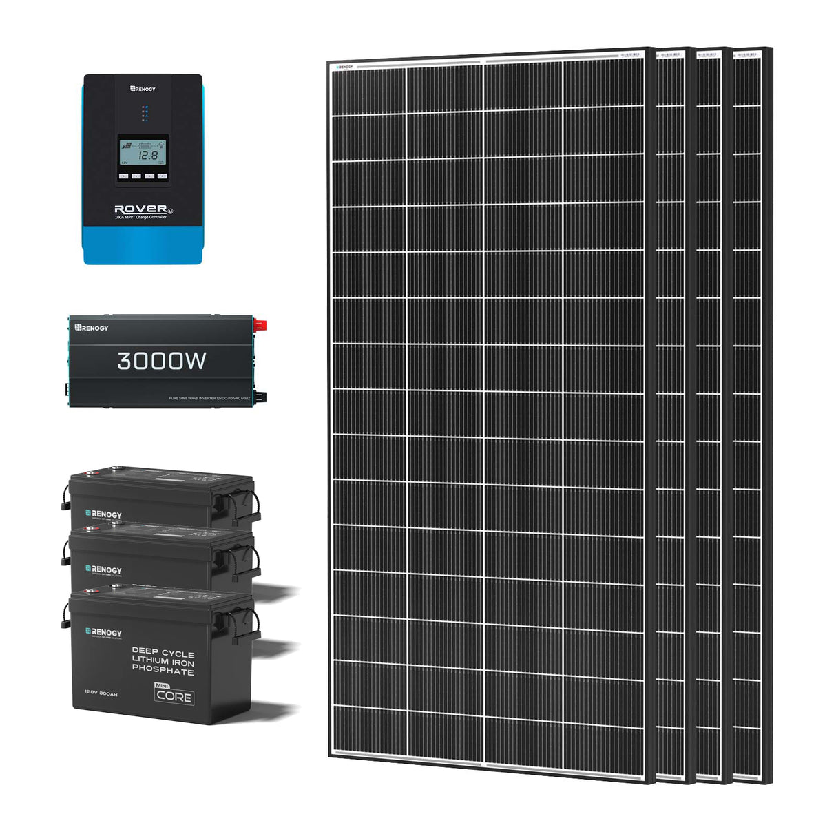 10.8kWh Solar Kit | 4PCS 320W N-type Panel