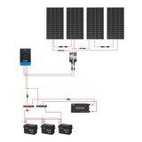 10.8kWh Power Kit | 4*320W Panel, 3000W Inverter