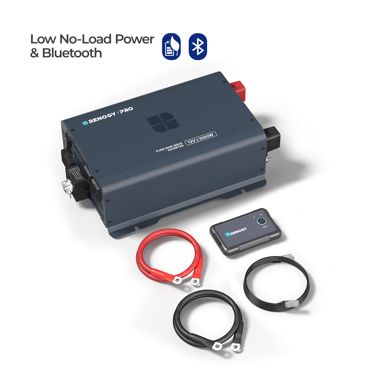 Pro 12V 1000W/2000W/3000W Pure Sine Wave Inverter with Bluetooth