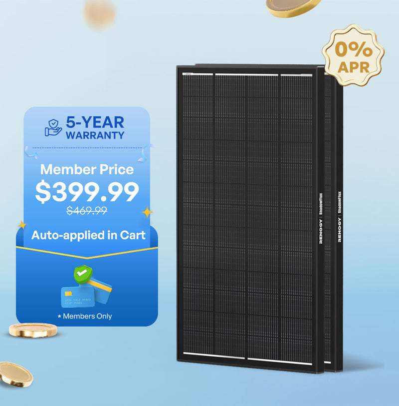 ShadowFlux 120/200W N-Type Anti-Shading Solar Panel