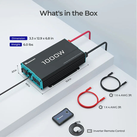 1000W 12V Pure Sine Wave Inverter