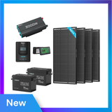 Off-Grid Core Solar Kit 7.68kWh | Optional ShadowFlux 400W/800W Panel