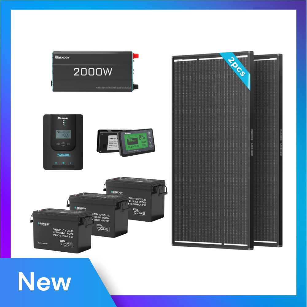 Off-Grid Core Solar Kit 11.52kWh | Optional ShadowFlux 400W/800W Panel