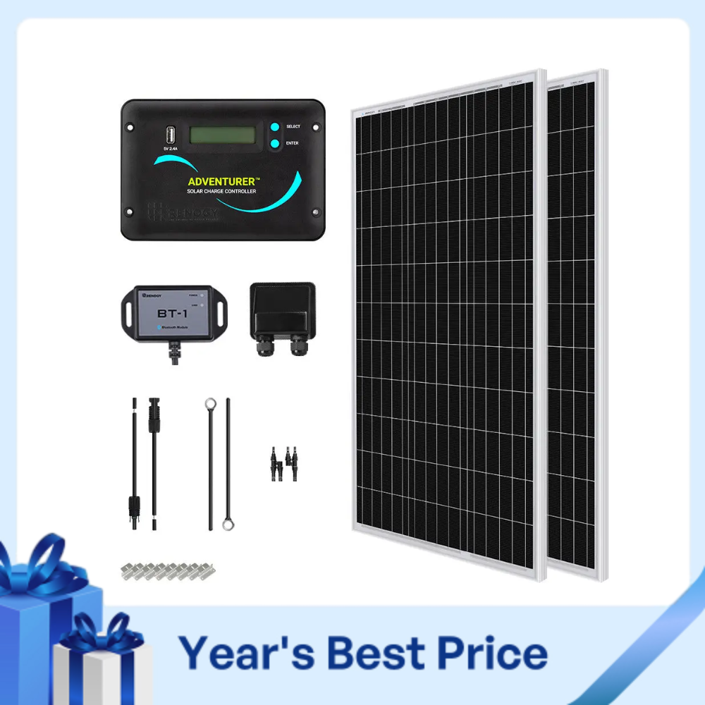 Essential RV Kit N-Type 200W 12V Solar Kit
