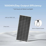 200 Watt 12 Volt Monocrystalline Solar Panel with 40 Amp MPPT Charge Controller