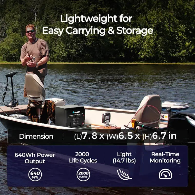 Lithium Iron Phosphate Battery 12 Volt 50 Ah Renogy