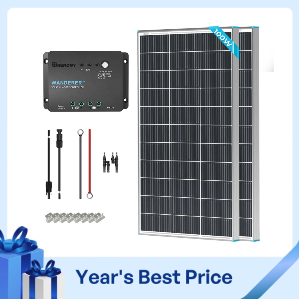 Starter RV Kit N-Type 200W 12V Solar Kit