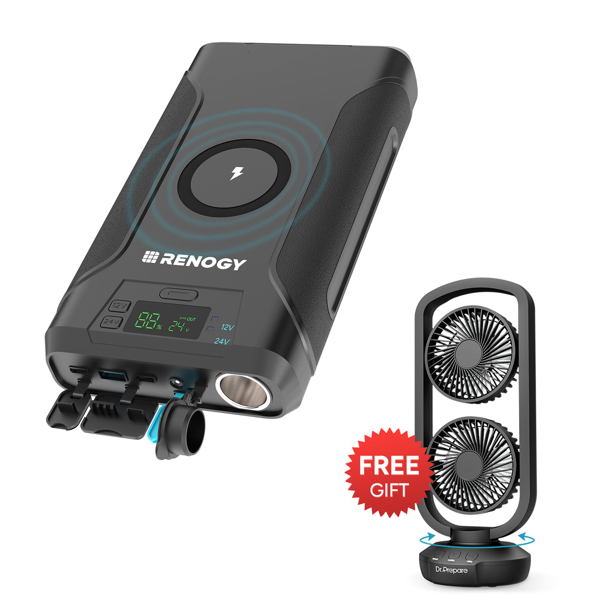 2025 Renogy Upgraded 76,800mAh 276Wh Power Bank