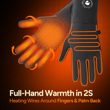 Dr.Prepare Heated Gloves with 7.4V 3200mAh Battery