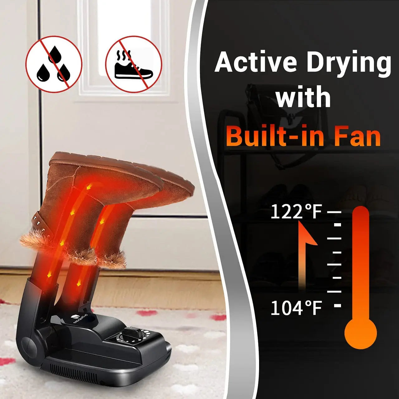 Dr.Prepare Boot Dryer Shoe Dryer (Easy Knob) - Thumbnail 4