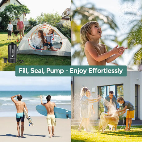 Dr.Prepare 15L/20L Camping Shower Bag (4 Gallons/5 Gallons) Renogy