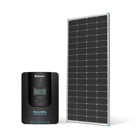 200 Watt 12 Volt Monocrystalline Solar Panel with 40 Amp MPPT Charge Controller