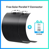Flex ShadowFlux 100/200W Anti-Shading N-Type Flexible Solar Panel (All Black)