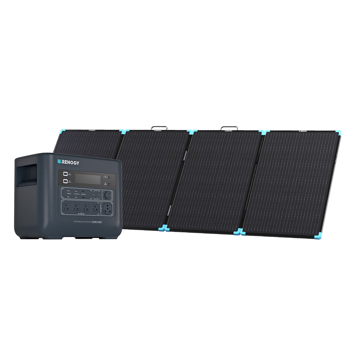 Portable Power Station & 220W Portable Solar Panel