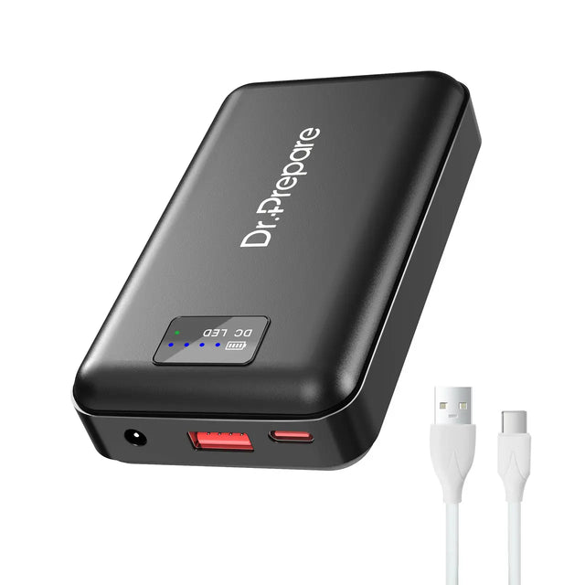 Dr. Prepare 16000mAh Portable Battery Fast-Charging Power Bank for Heated Vest Renogy