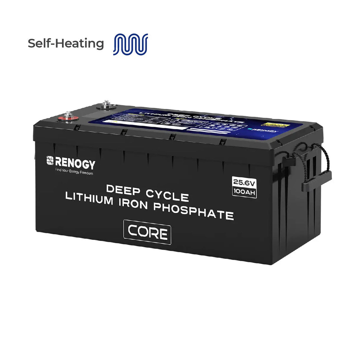Core - 24V 100Ah Deep Cycle Lithium Iron Phosphate Battery Renogy