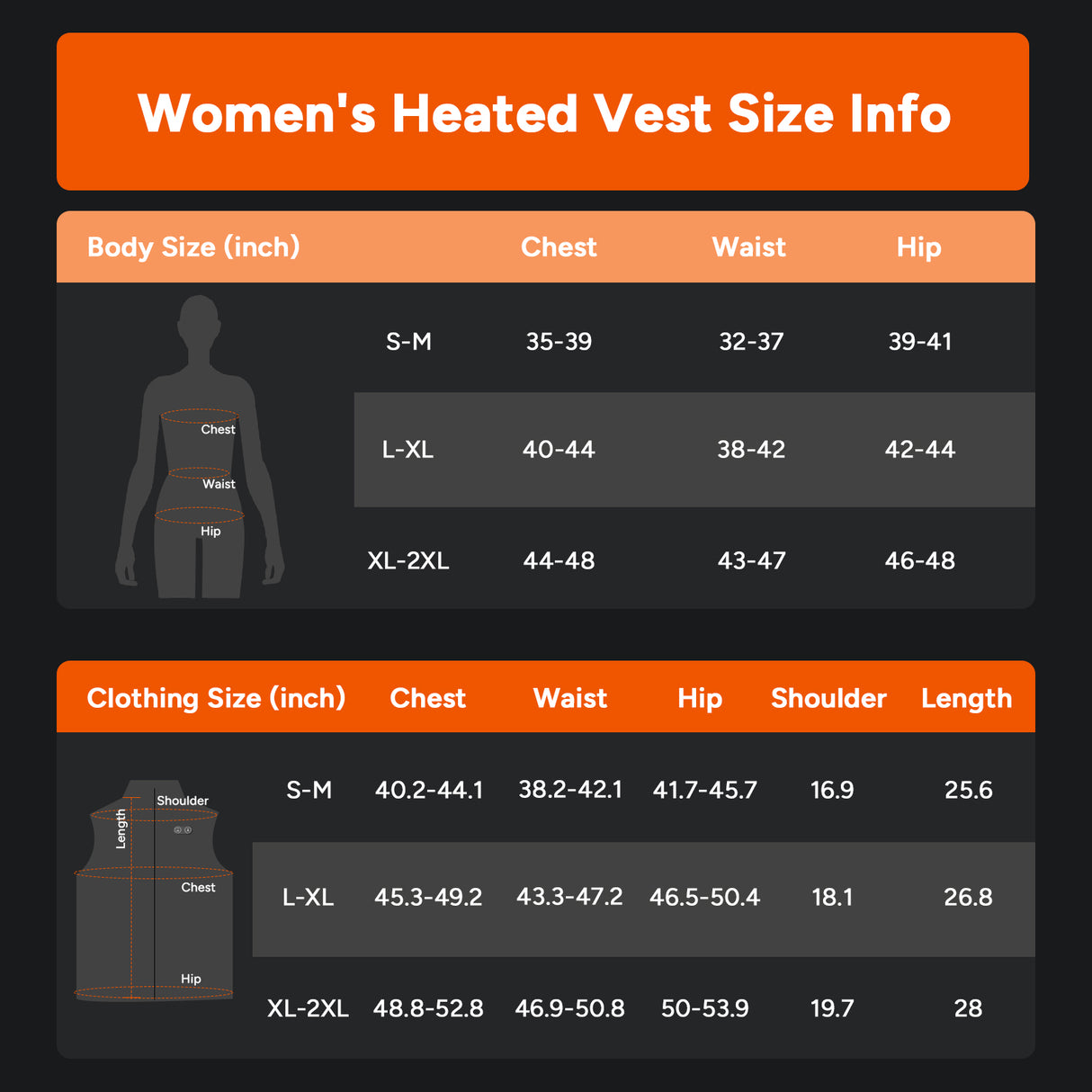 Dr. Prepare Women’s Heated Vest, Lightweight Heating Vest for Women