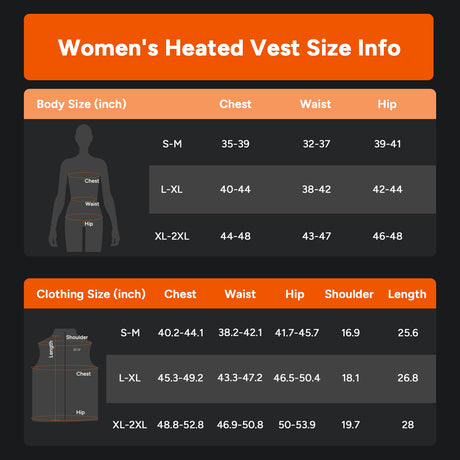 Dr. Prepare Women’s Heated Vest, Lightweight Heating Vest for Women